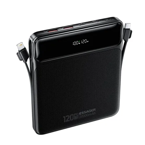 Повербанк Essager PB905 120W 20000 mAh з цифровим дисплеєм